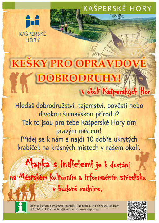 Kašperské Hory: kešky